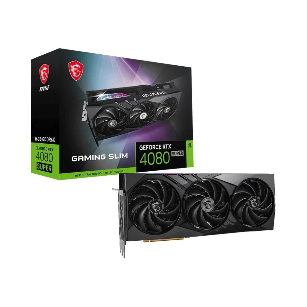 Видеокарта MSI GeForce RTX 4080 SUPER 16G GAMING SLIM