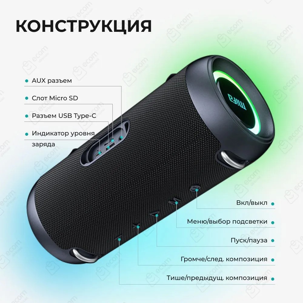 Беспроводная колонка MIFA A90 (черный)