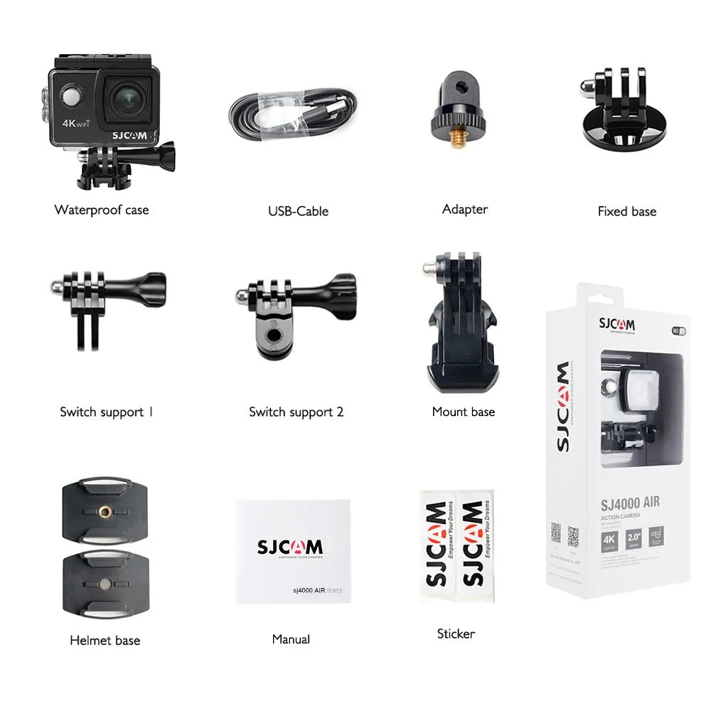 Экшн-камера SJCAM SJ4000 AIR (черный)