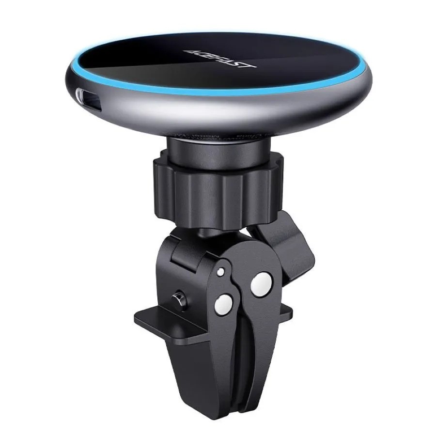 Автомобильное зарядное устройство-держатель ACEFAST D3 (серебристый)