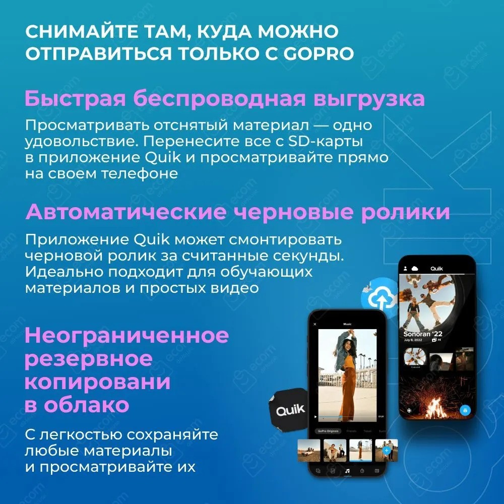 Экшн-камера GoPro HERO11 Black Edition (черный)