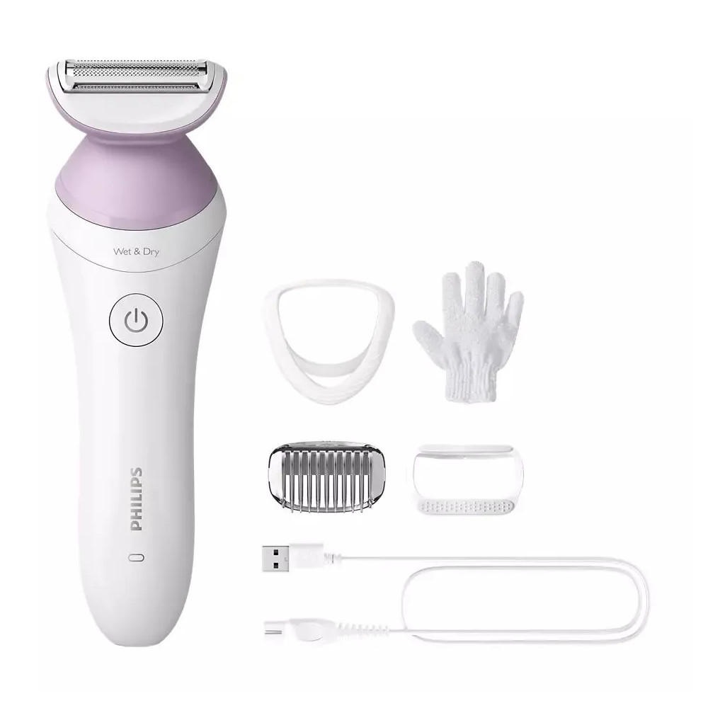 Беспроводная электробритва Philips Lady Shaver Series 6000 BRL136/00 (белый)