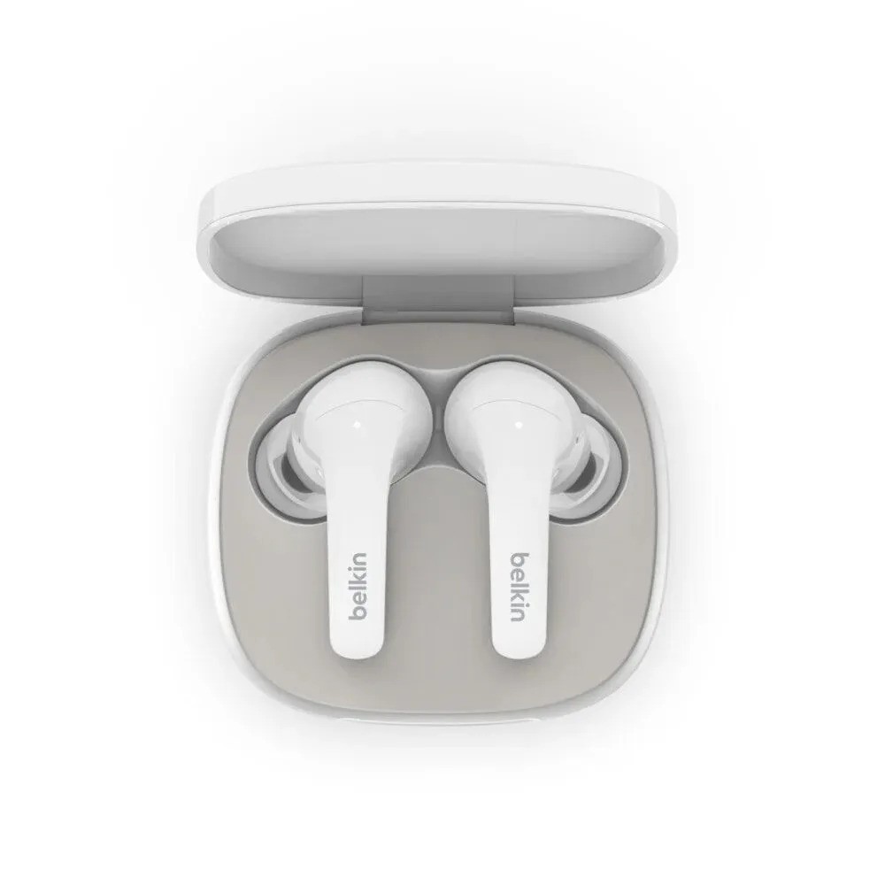 Беспроводные наушники Belkin Soundform Flow Noise Cancelling Earbuds (белый)