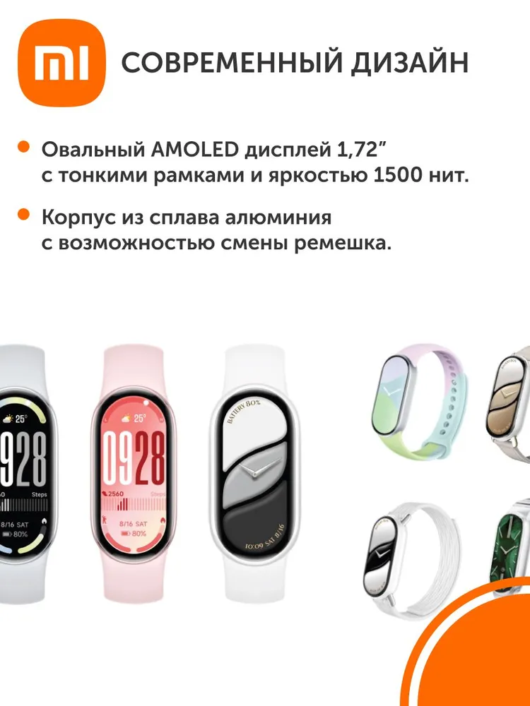 Фитнес-браслет Xiaomi Smart Band 10 (черный)
