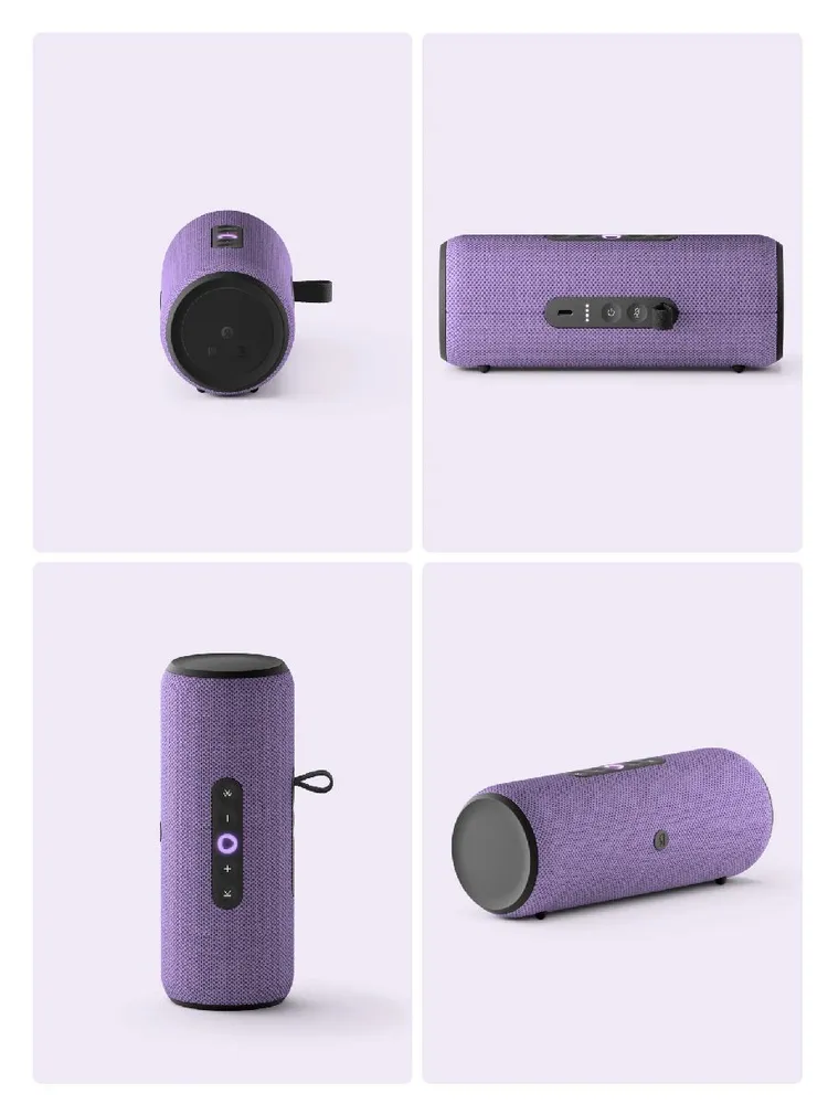 Умная колонка Яндекс Станция Стрит (с Алисой, фиолетовый)