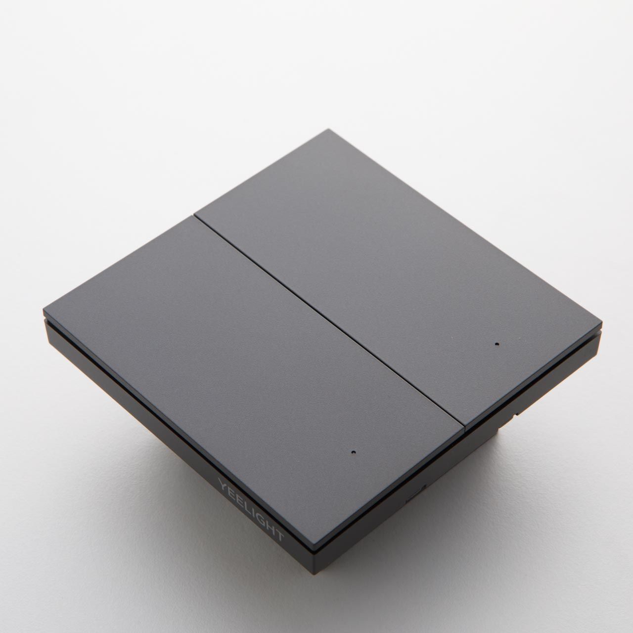 Выключатель Yeelight Pro E20 (N+L or L, проводной, 2 клавиши, серый)