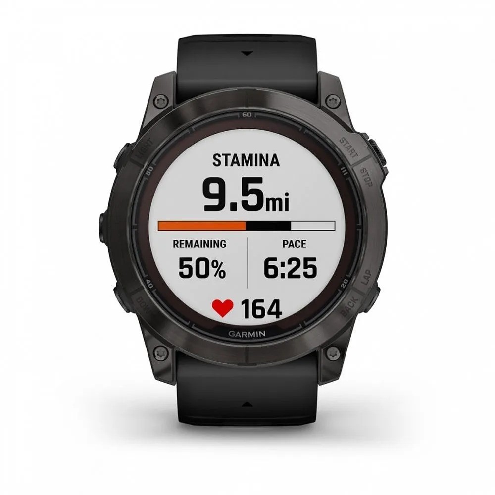 Умные часы Garmin Fenix 7X Pro Sapphire Solar Edition (черный)