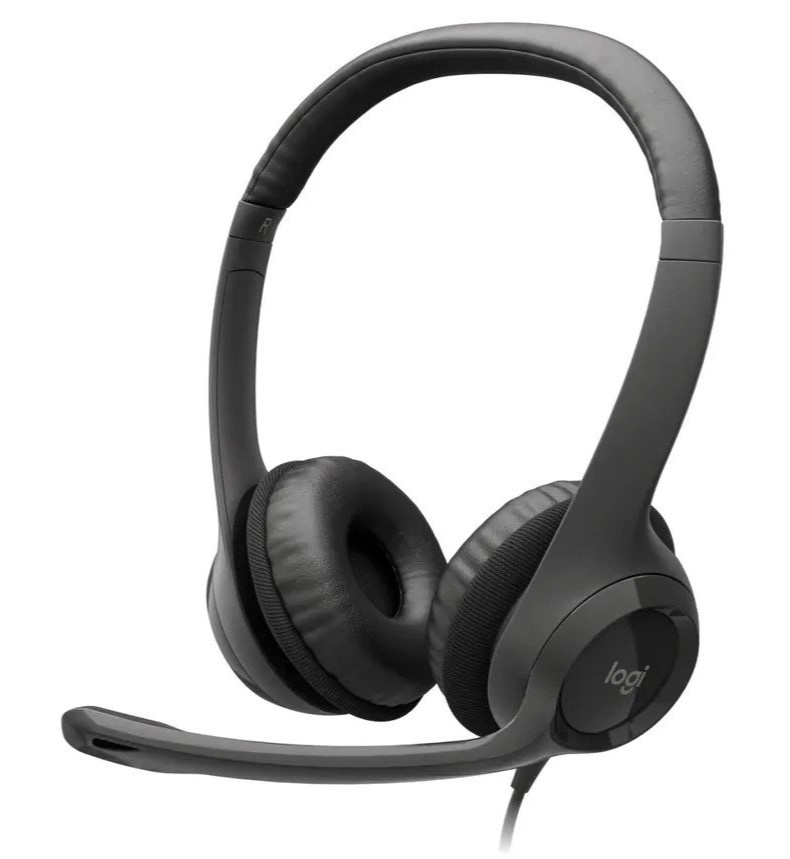 Проводная гарнитура Logitech H390 (Черный)