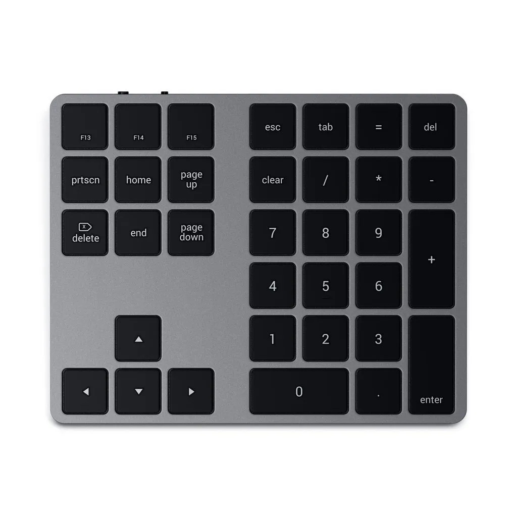 Беспроводной блок клавиатуры Satechi Aluminum Extended Keypad (серый)