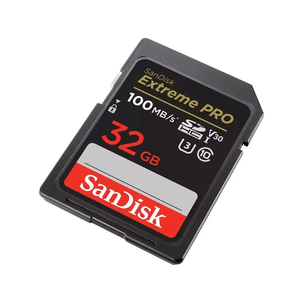 Карта памяти SanDisk Extreme Pro SD UHS-I (32 ГБ, черный)