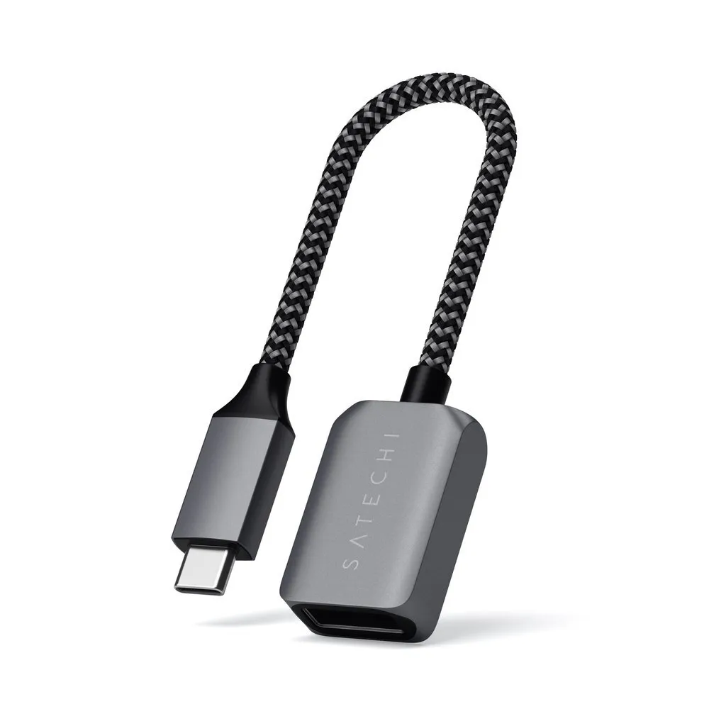 Кабель-адаптер Satechi USB-C to USB 3.0 (серый)