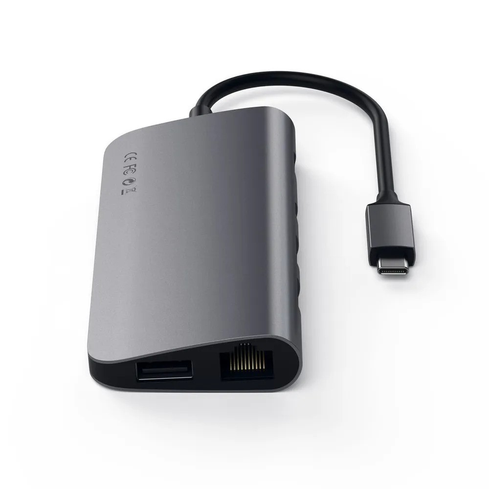 USB-адаптер Satechi Aluminum Type-C Multimedia Adapter (серый)