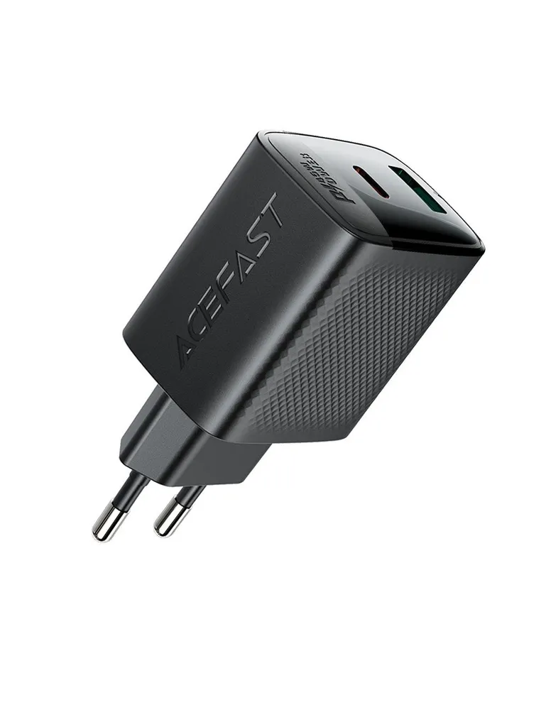 Зарядное устройство ACEFAST A106 P45W Gan USB-C+USB-A (черный)