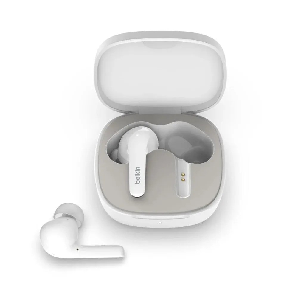 Беспроводные наушники Belkin Soundform Flow Noise Cancelling Earbuds (белый)