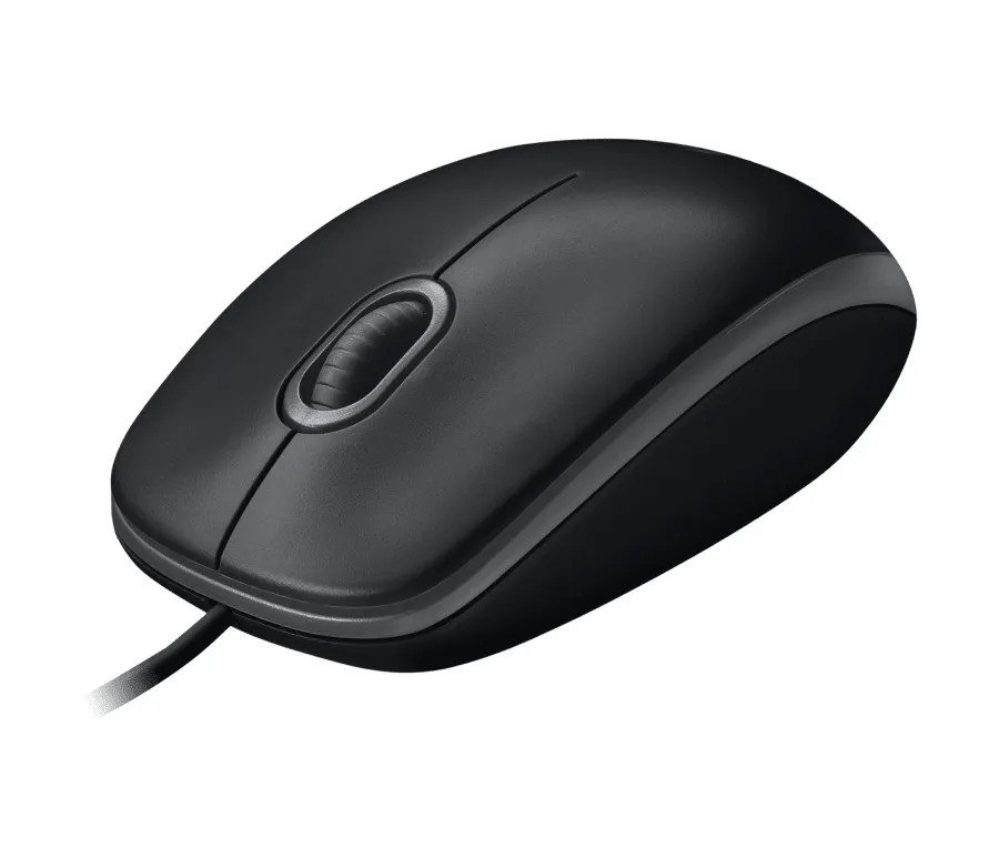 Мышь проводная Logitech B100 (черный)