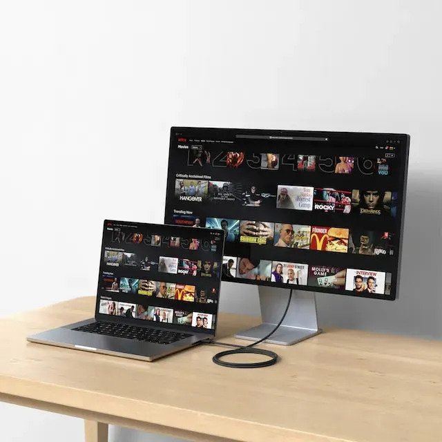 Кабель Satechi Thunderbolt 4 Pro Cable (1м, черный)