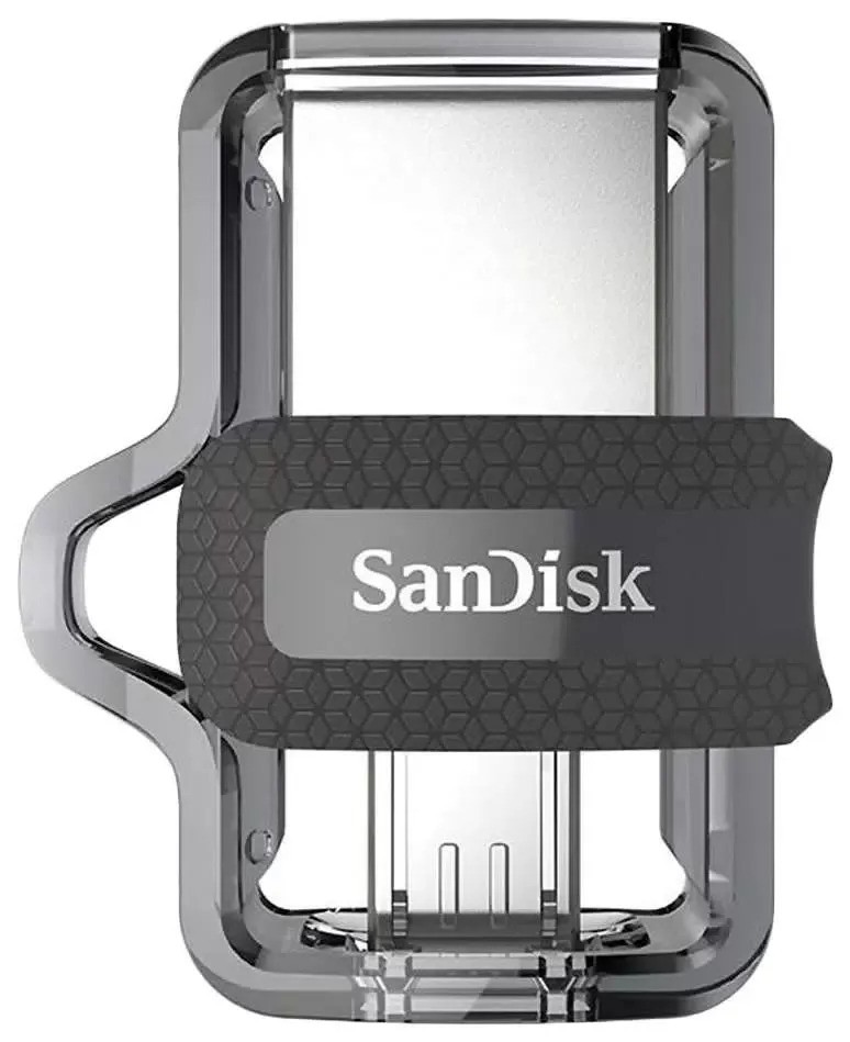 Флеш-накопитель SanDisk Ultra Dual Drive (64 ГБ, черный)
