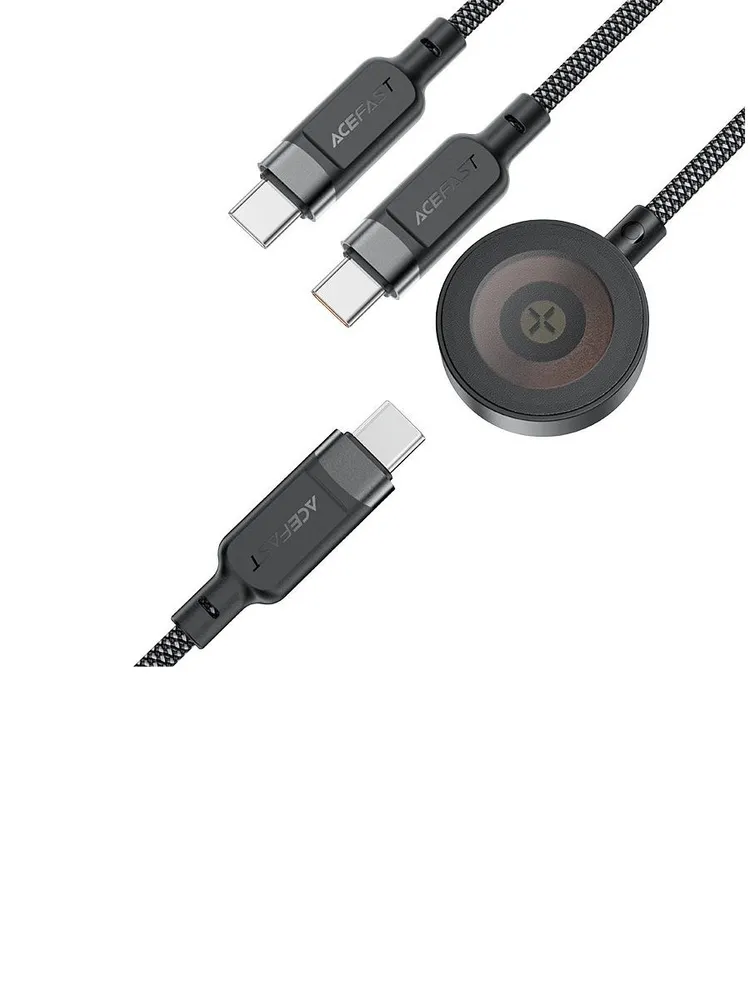 Кабель ACEFAST C6-11 USB-C 3-In-1 100W (черный)