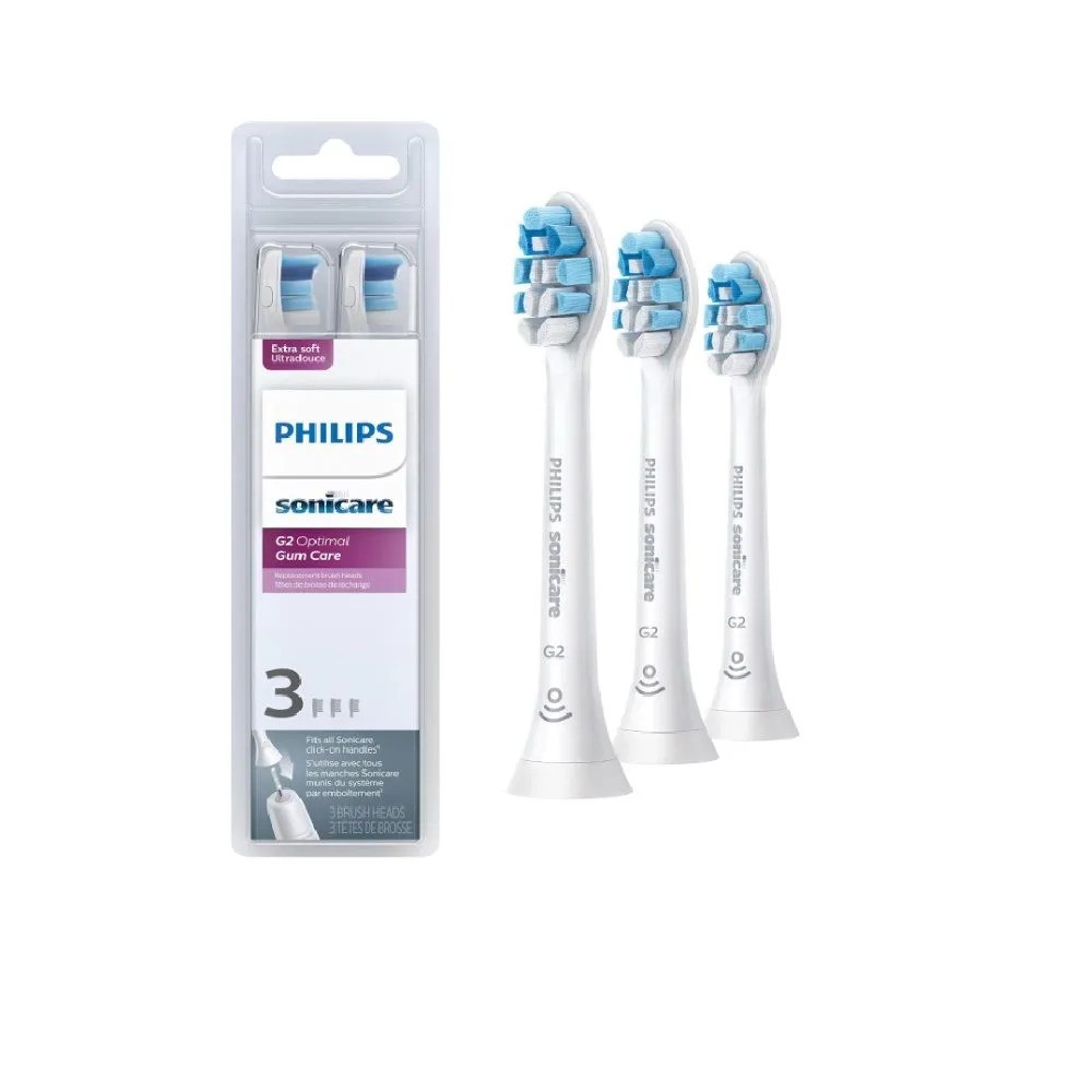 Комплект насадок Philips Sonicare G2 Optimal Gum Care HX9033/65 (3 шт, белый