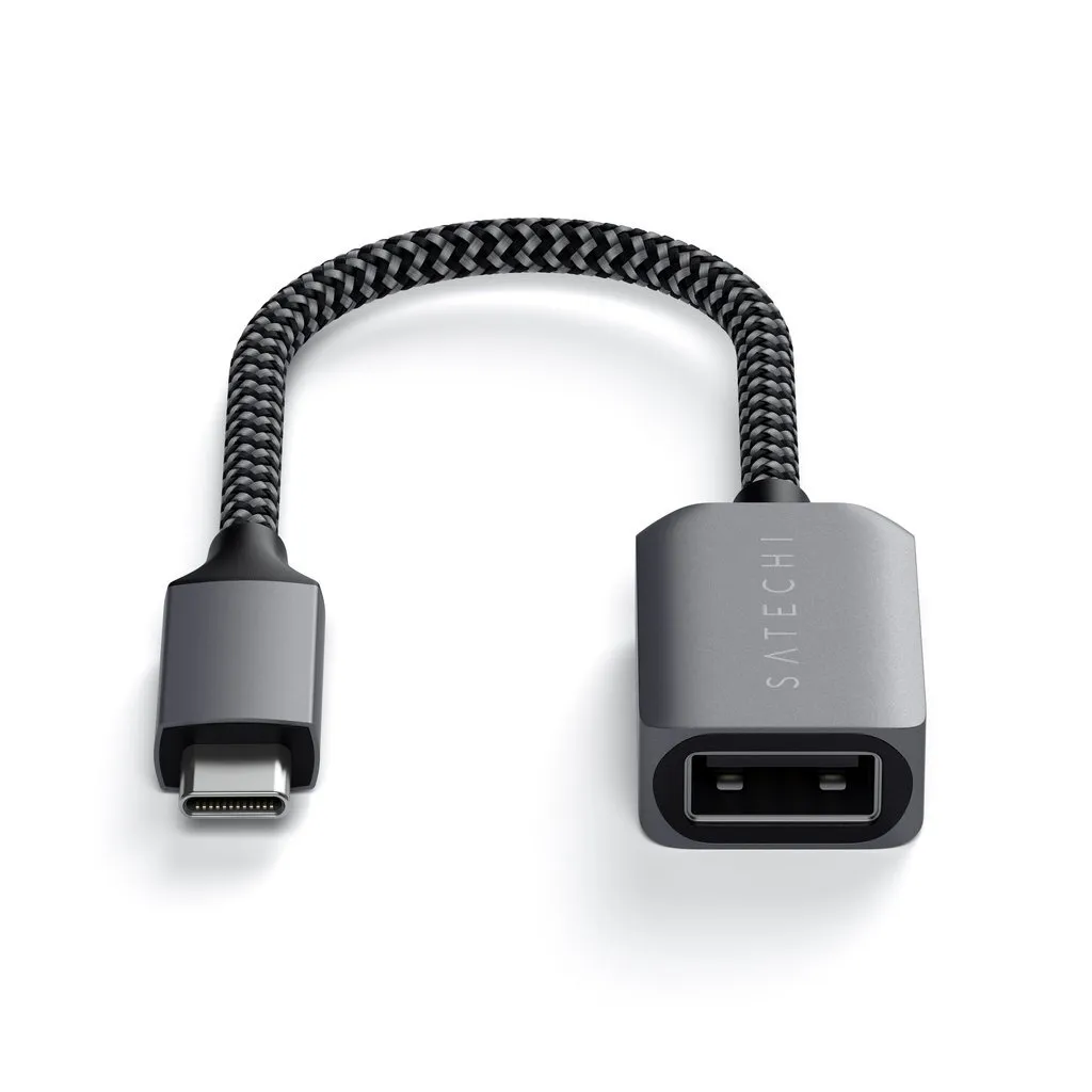 Кабель-адаптер Satechi USB-C to USB 3.0 (серый)
