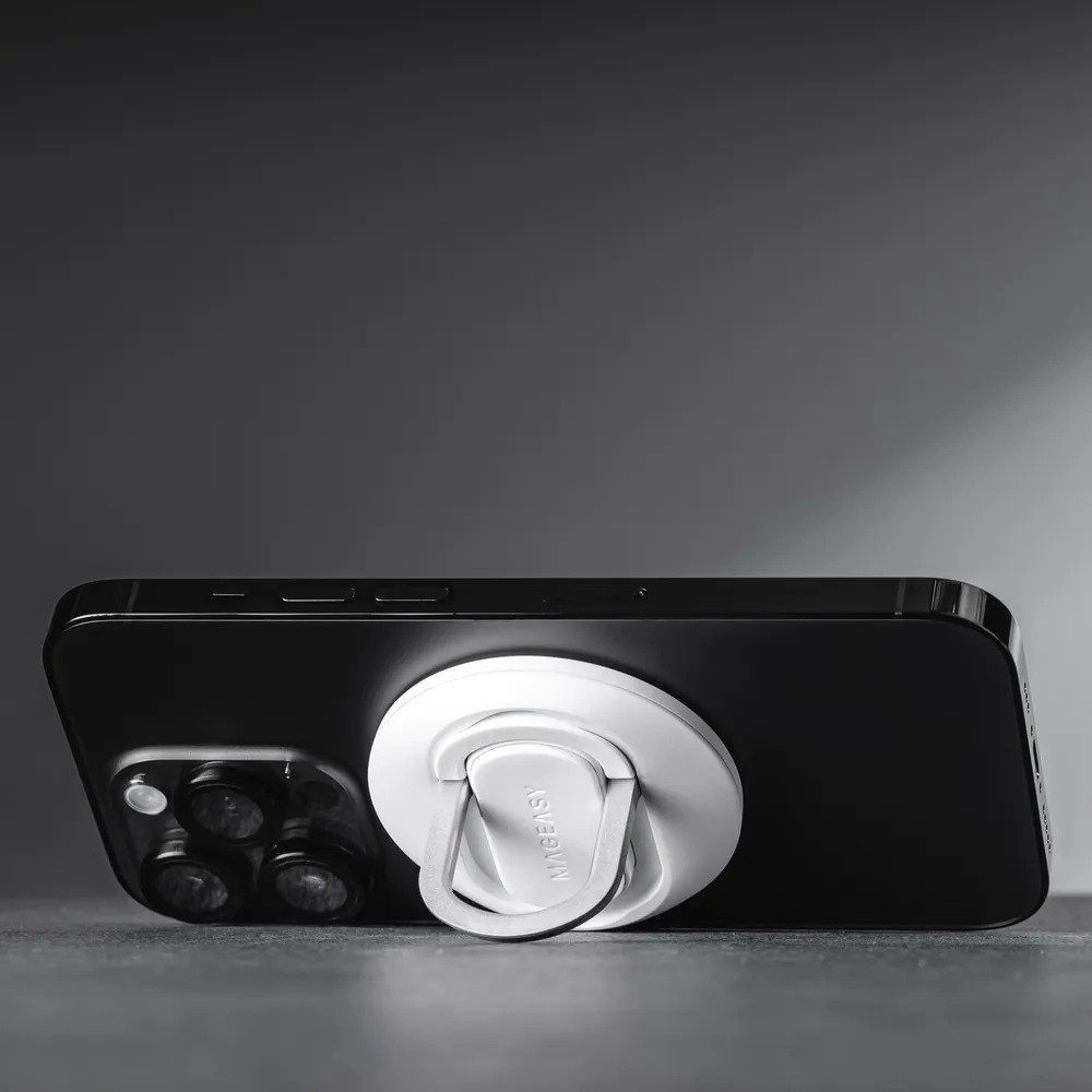 Магнитный держатель SwitchEasy MagLink iPhone Mount with MagSafe (для Apple MacBook/iPhone, белый)