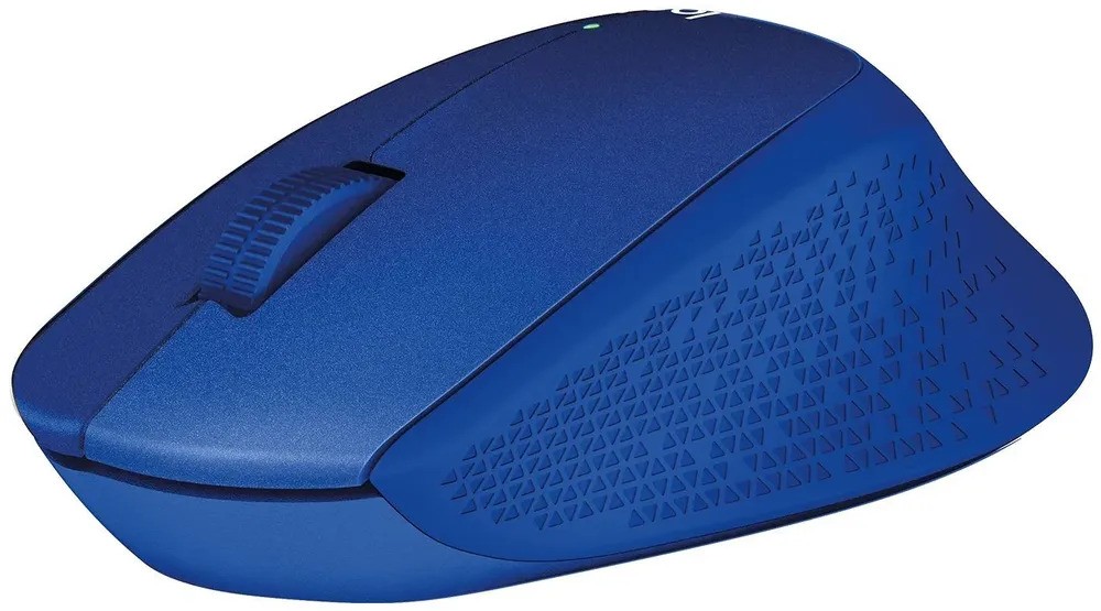 Мышь беспроводная Logitech M330 Silent Plus (синий)