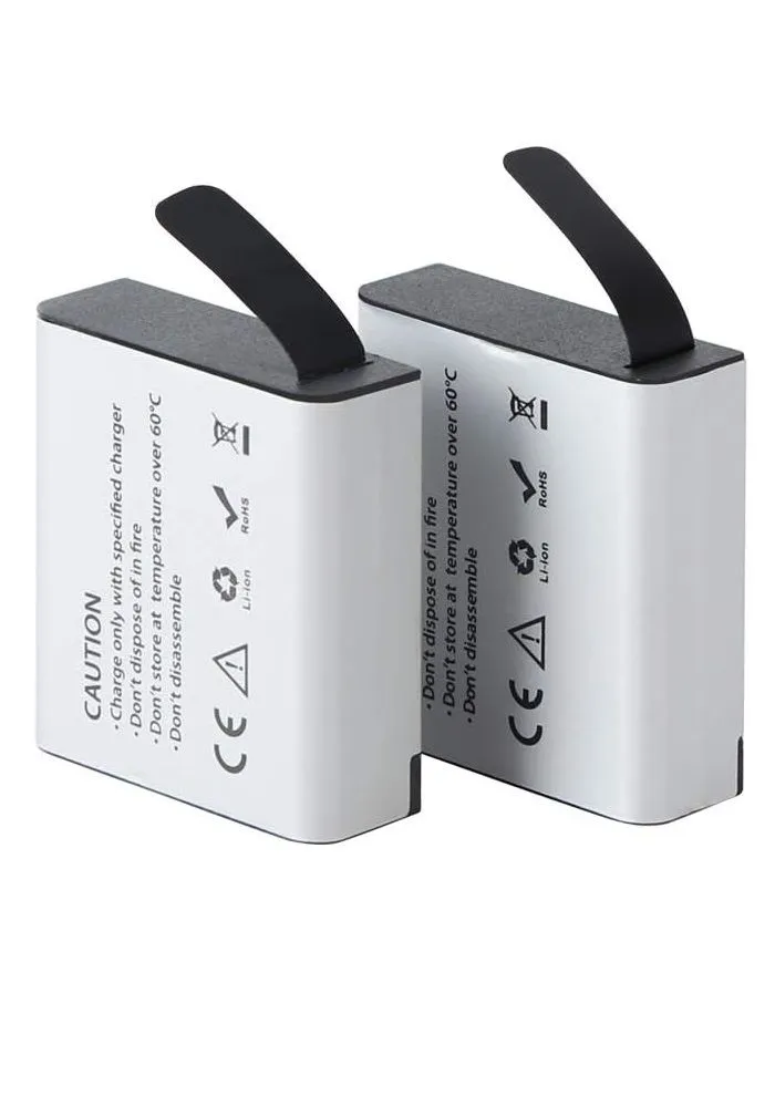 Аккумуляторные батареи для экшн-камеры AKASO Brave 4 Pro/V50X (2x1350 мАч)