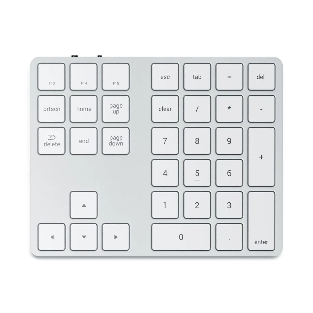 Беспроводной блок клавиатуры Satechi Aluminum Extended Keypad (серебристый)