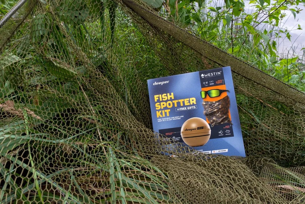 Подарочный набор Deeper (Эхолот CHIRP+ 2.0, очки WESTIN W6 SPORT, бафф)