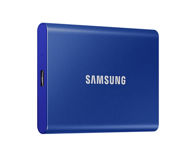 SSD накопитель Samsung T7 500GB (синий)