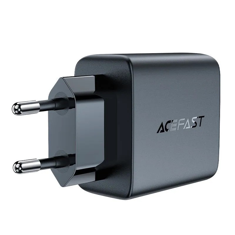 Сетевое зарядное устройство ACEFAST A49 PD35W GaN (USB-C+USB-C) (черный)