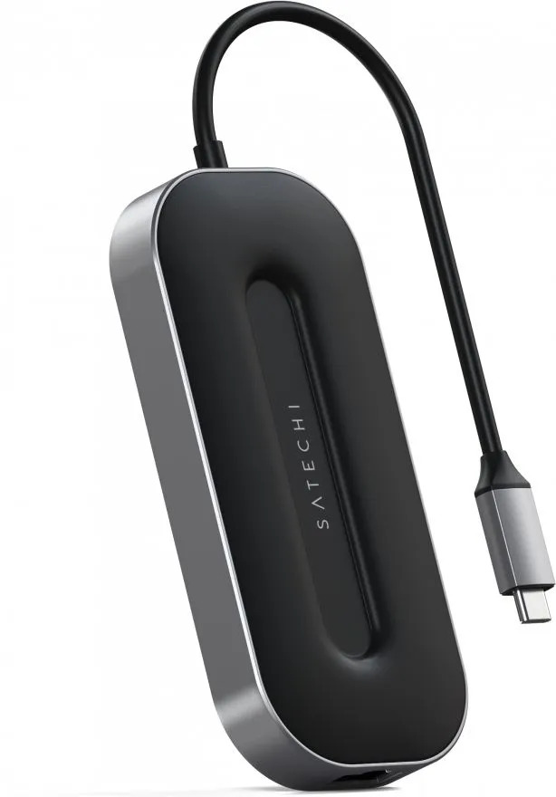 USB-C-Адаптер Satechi USB4 Multiport Adapter with 2.5G Ethernet (серый)