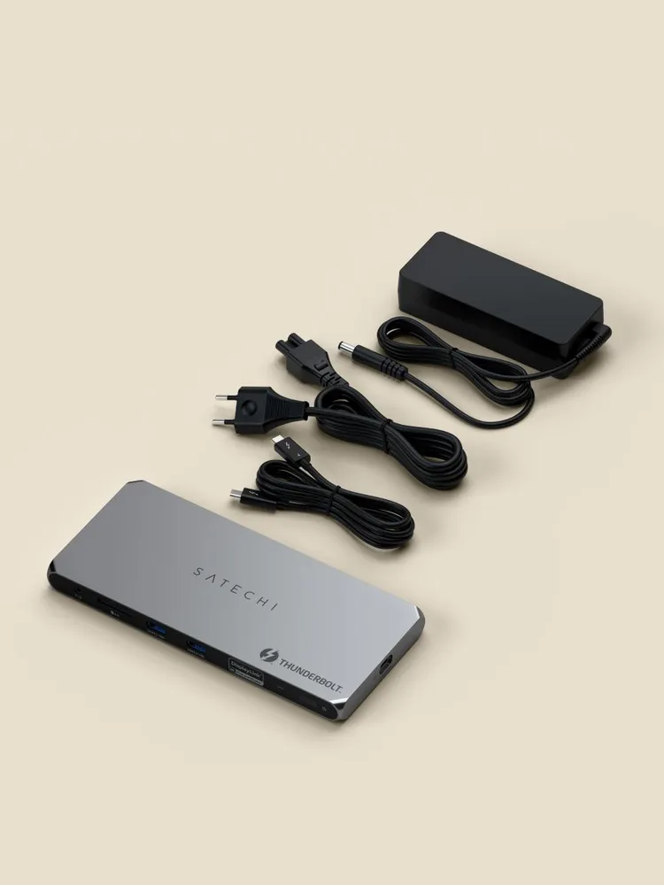 Док-станция Satechi Thunderbolt 4 Multi-Display Docking Station (серый)
