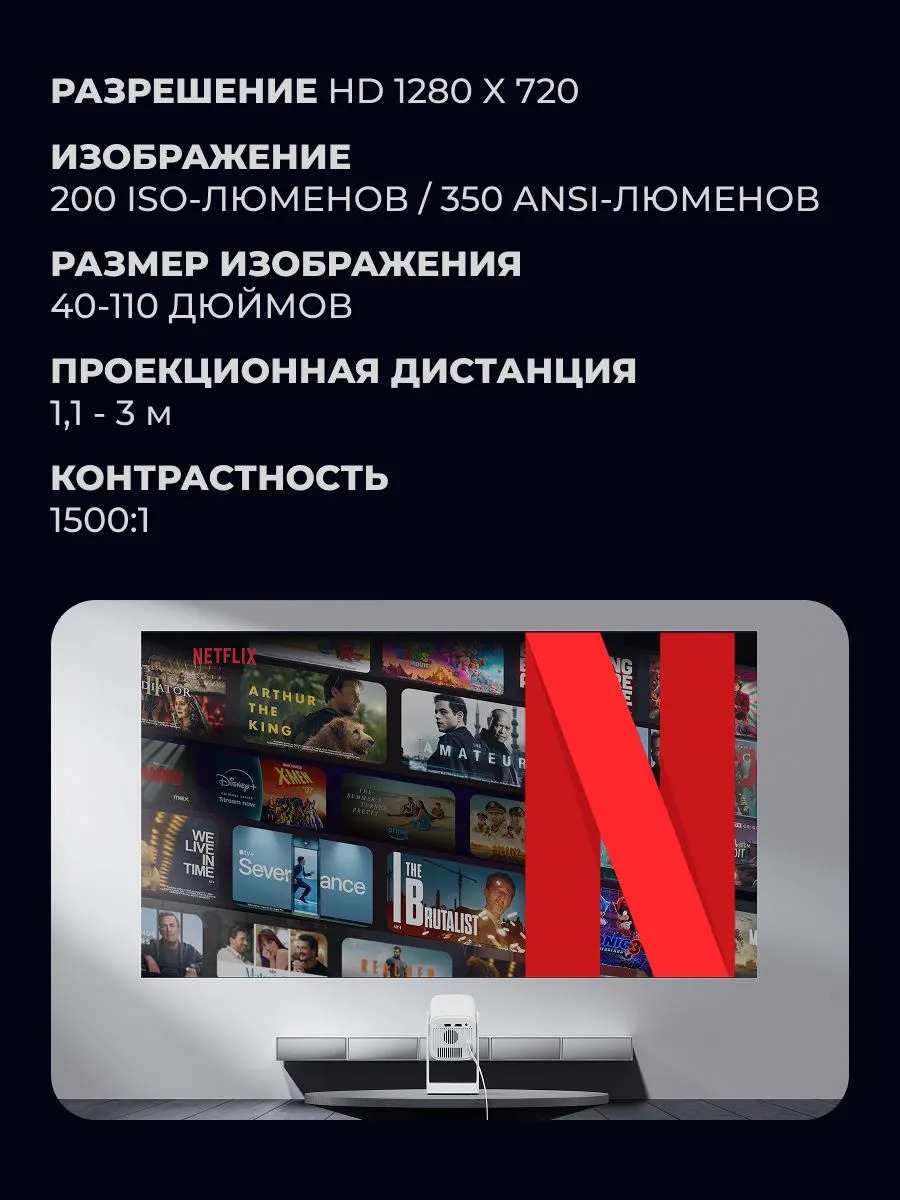 Проектор Wanbo Projector Cube 1 (белый)