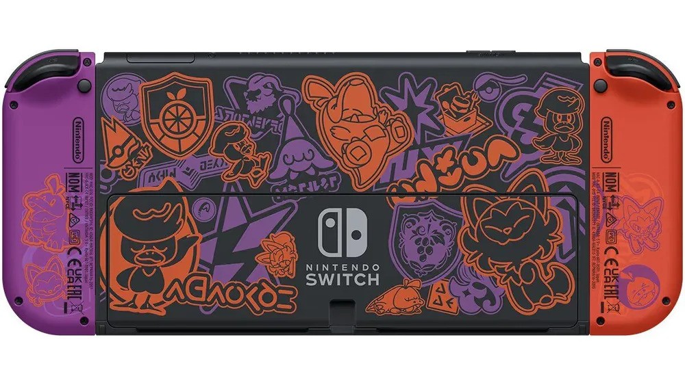 Игровая консоль Nintendo Switch OLED Pokemon Scarlet & Violet Edition (красный/фиолетовый)