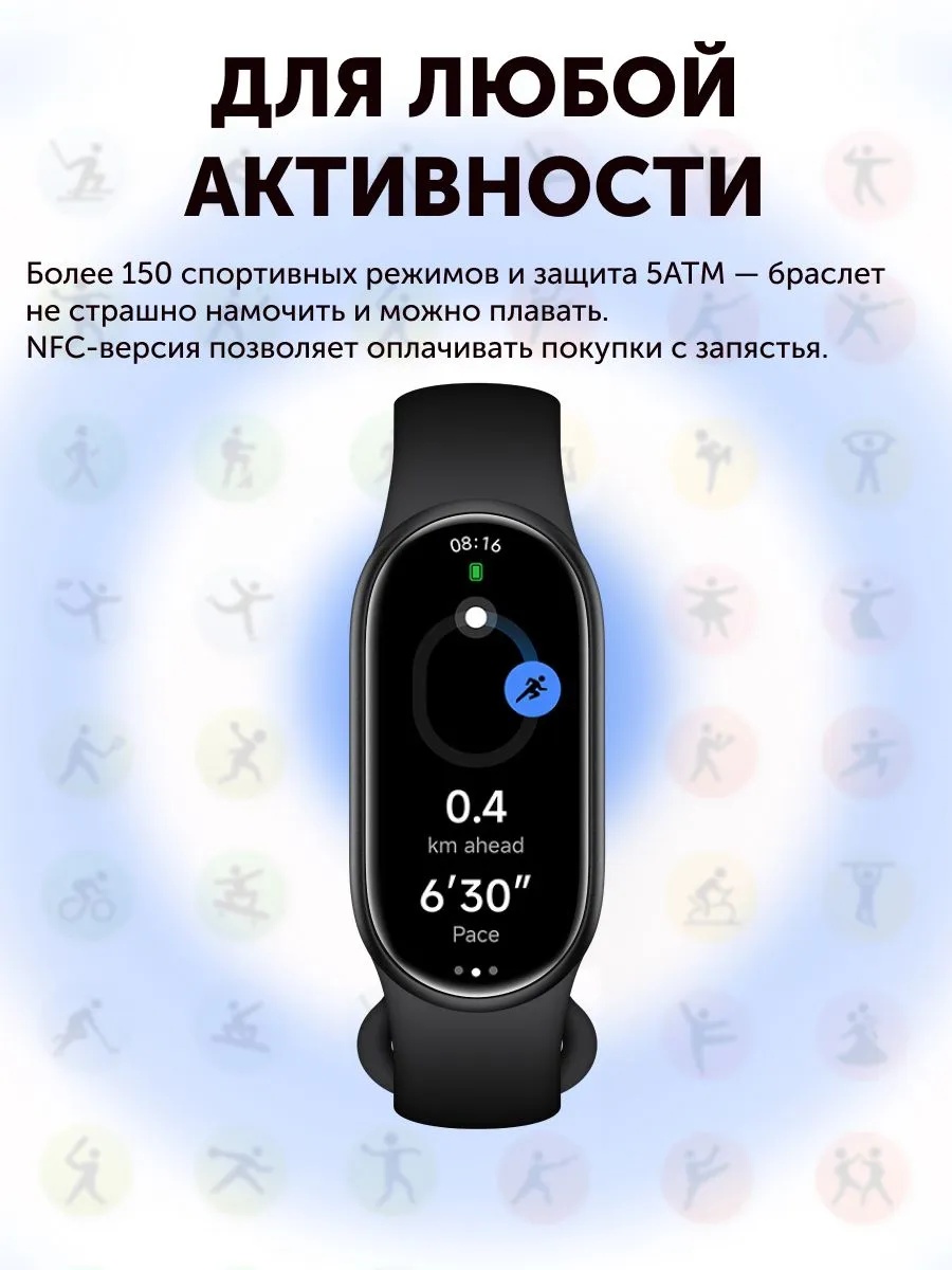 Фитнес-браслет Xiaomi Smart Band 11 (черный)