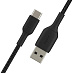 Кабель Belkin BoostCharge USB-A to USB-C Braided Cable (2М, черный)