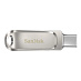 Флеш-накопитель SanDisk Ultra Dual Drive Luxe (1 ТБ, серебристый)