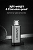 Адаптер UGREEN US282 USB-C Female to Micro USB Male (серый)