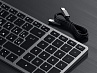 Беспроводная клавиатура Satechi Slim X2 (русская раскладка, серый)
