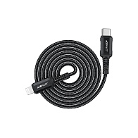 Кабель ACEFAST C4-01 USB-C to Lightning (1.8 м, черный)