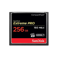 Карта памяти SanDisk Extreme Pro CF (256 ГБ, черный/красный)