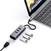 USB-хаб Satechi Type-C 2-in-1 USB 3.0 Aluminum 3 Port Hub and Ethernet Port (серый космос)