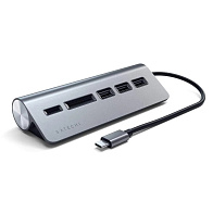 USB-хаб Satechi Type-C USB Hub & Micro/SD Card Reader (серый космос)
