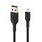 Кабель Belkin BoostCharge USB-A Braided Cable with Lightning Connector (1М, черный)