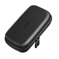 Органайзер UGREEN LP128 Hard Disk Storage (для кабелей, наушников и жестких дисков, L, черный)