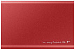 Внешний SSD накопитель Samsung T7 Portable (1 ТБ, красный)
