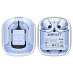 Беспроводные наушники ACEFAST T6 (голубой)