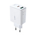 Зарядное устройство ACEFAST A5 USB-C+USB-A (белый)