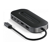 USB-C-Адаптер Satechi USB4 Multiport Adapter with 2.5G Ethernet (серый)